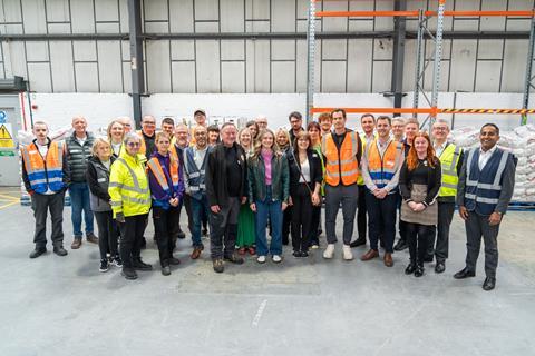 Andy Murray was joined by volunteers, charity partners and trainees to celebrate the milestone